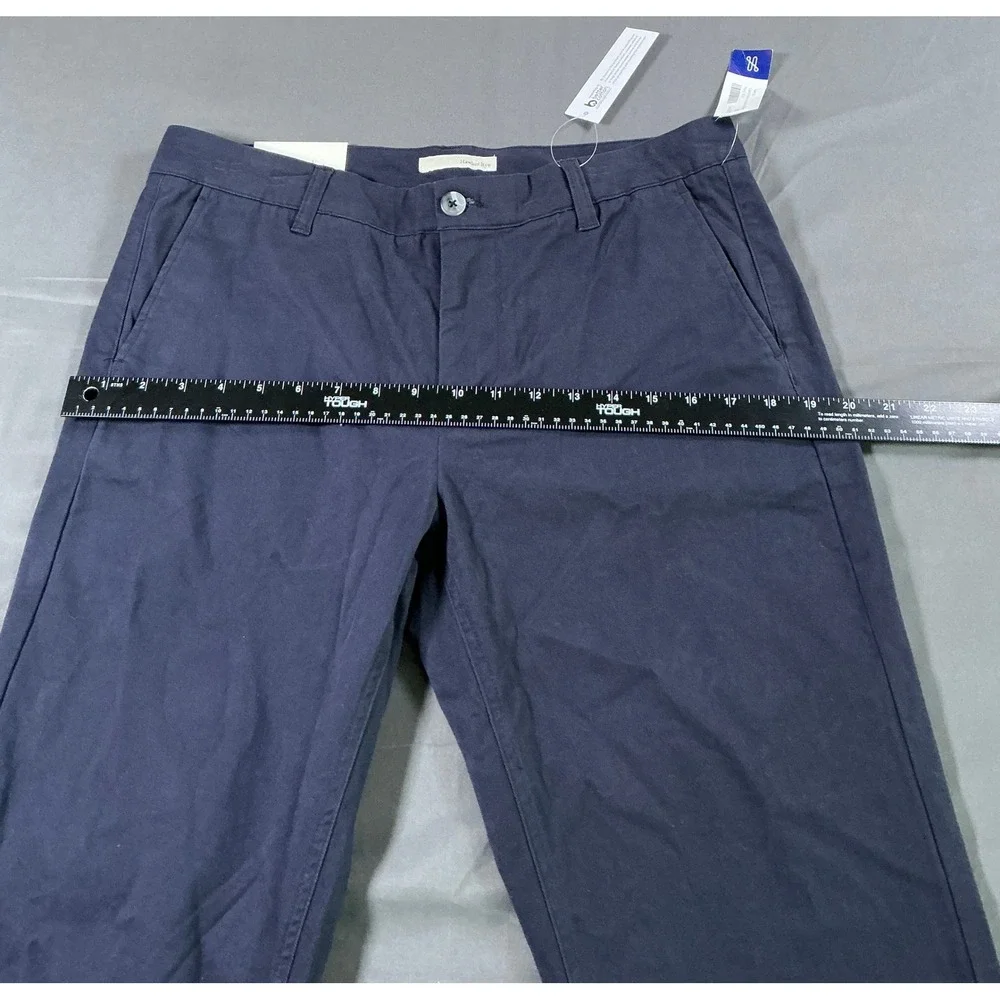Hawker Rye Mens‎ Slim Fit Chino Pants Navy Blue 33x34 NWT MGW20252-SL